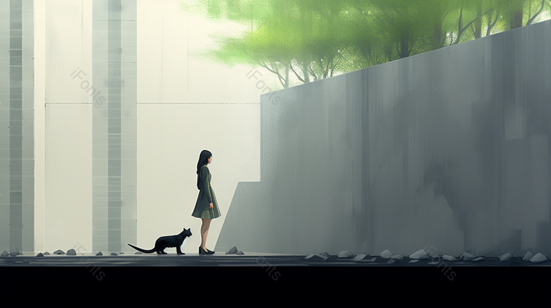 夏日倾听风的声音,插画/手绘图,插画/手绘图库,插画/手绘图下载,插画/手绘